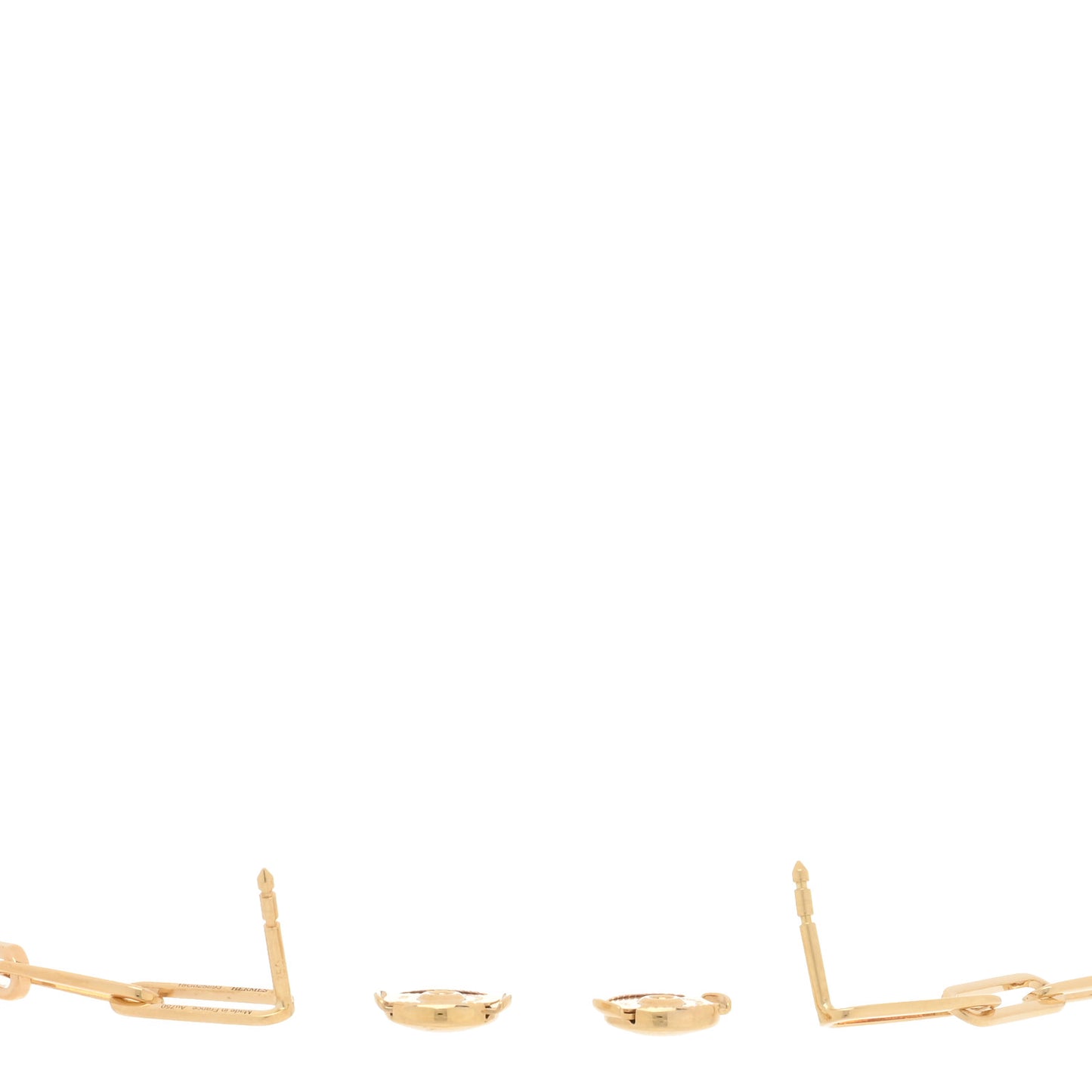 18K Yellow Gold TPM Kelly Chaine Earrings