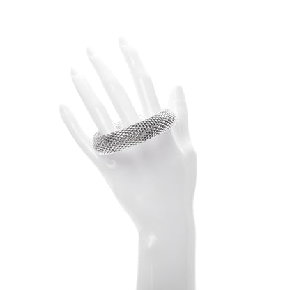 Tiffany Sterling Silver Somerset Mesh Bracelet 2 of 4