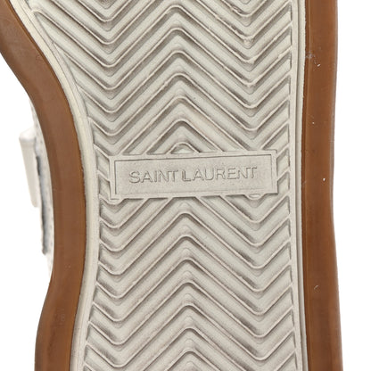 Saint Laurent Calfskin Perforated Womens SL24 Sneakers 36 White 7 of 10