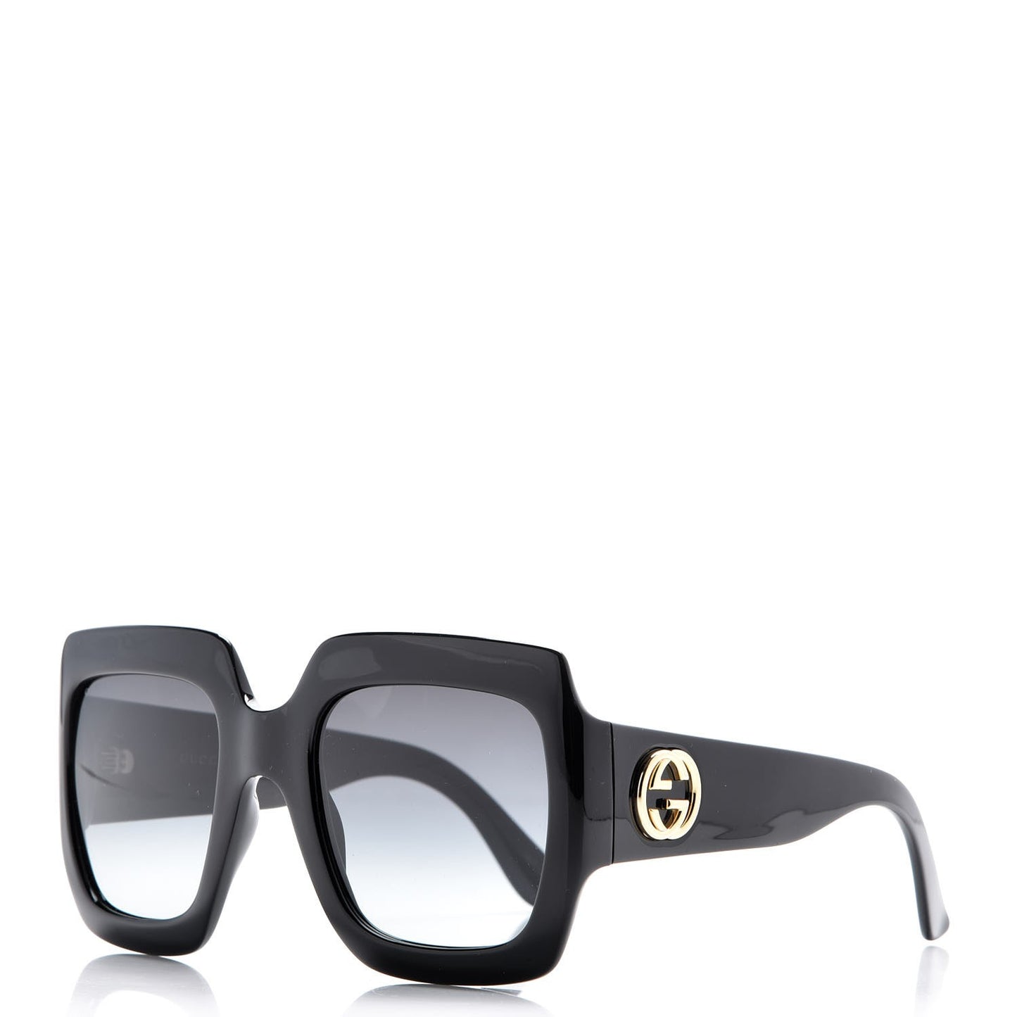 Acetate Square Frame Sunglasses GG0053S Black