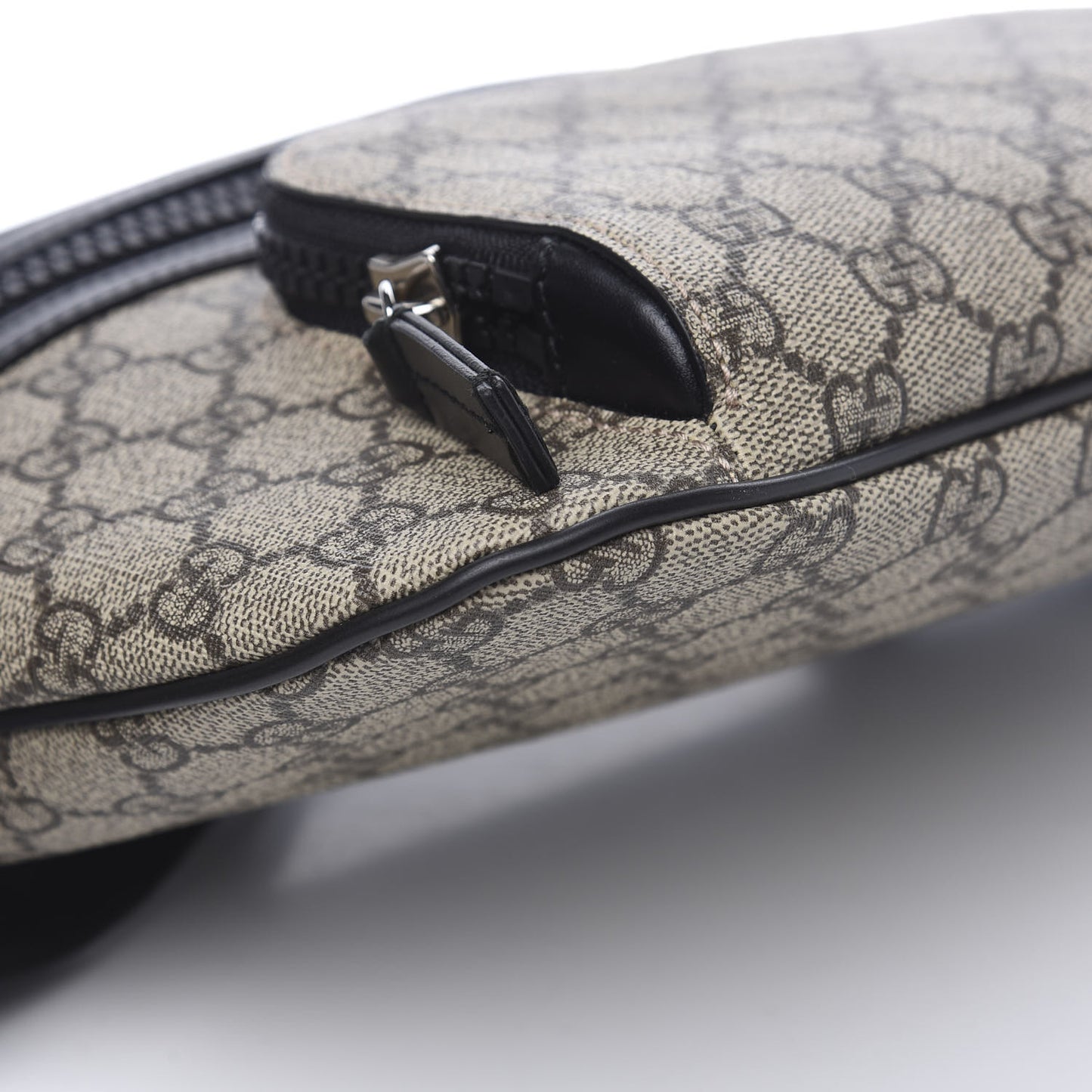 GG Supreme Monogram Belt Bag Black