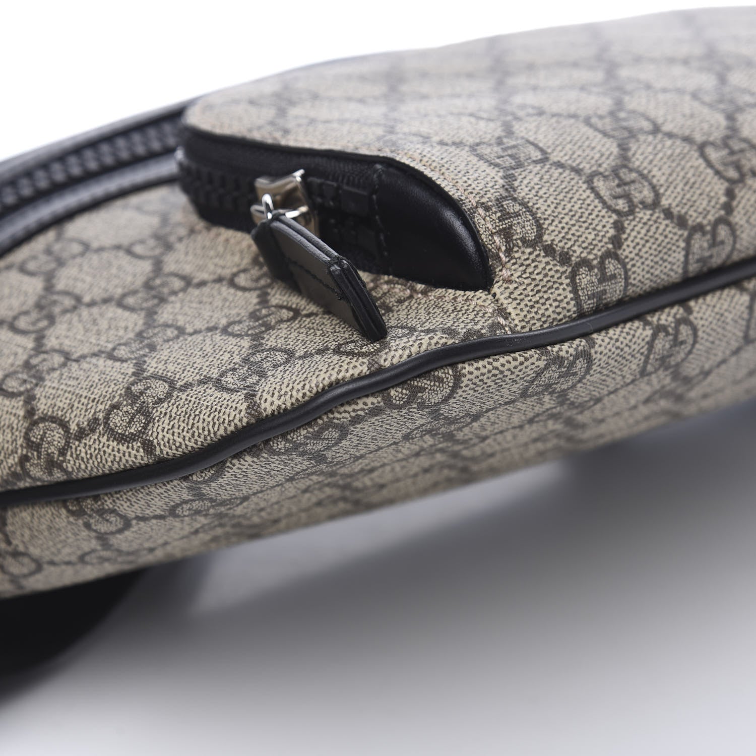 Gucci GG Supreme Monogram Belt Bag Black 8 of 9