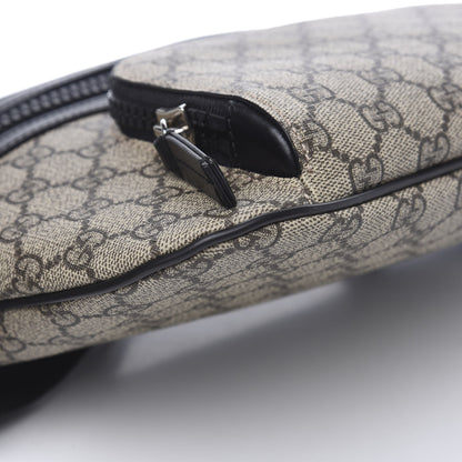 Gucci GG Supreme Monogram Belt Bag Black 8 of 9