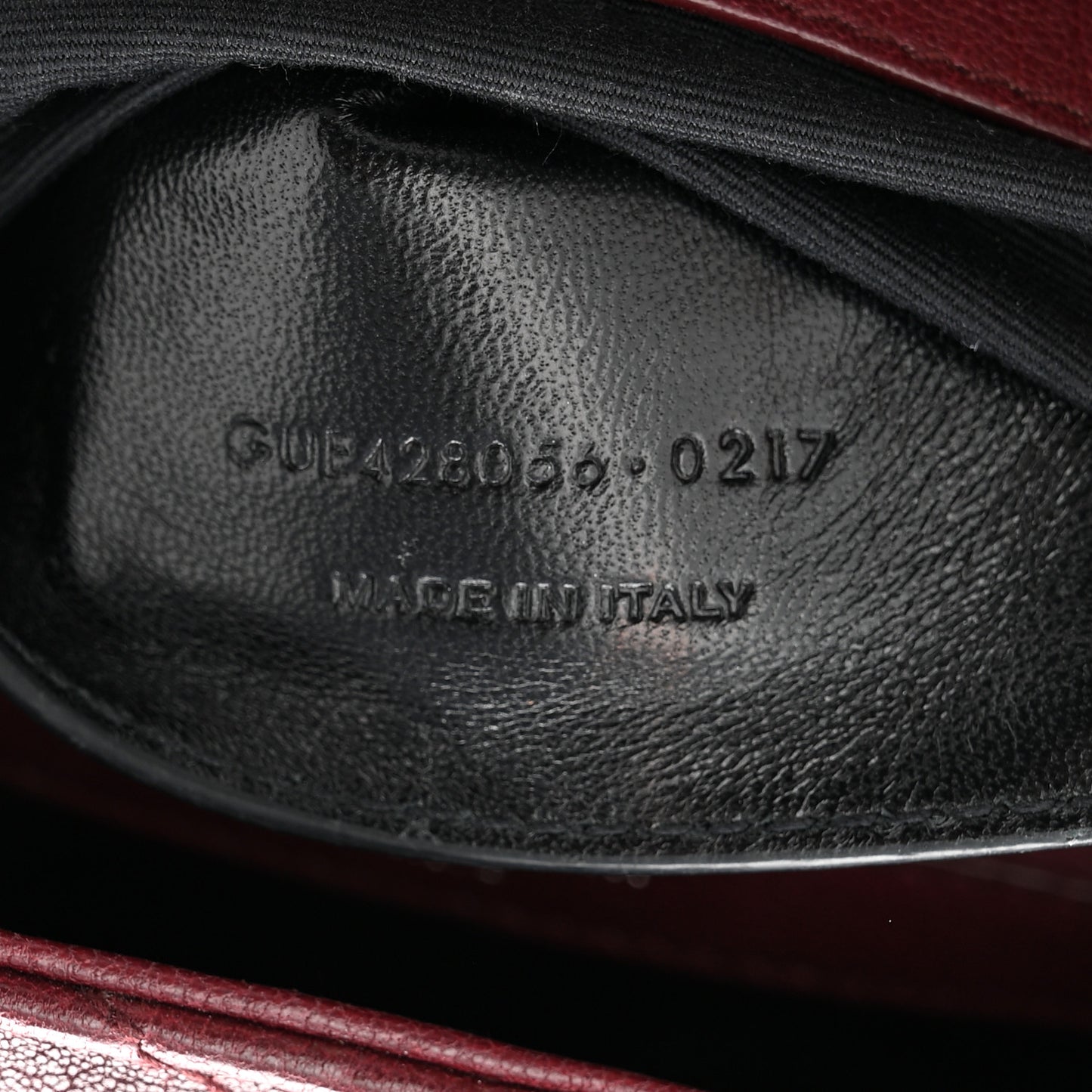 Sheepskin Matelasse Chevron Medium College Bag Rouge Legion
