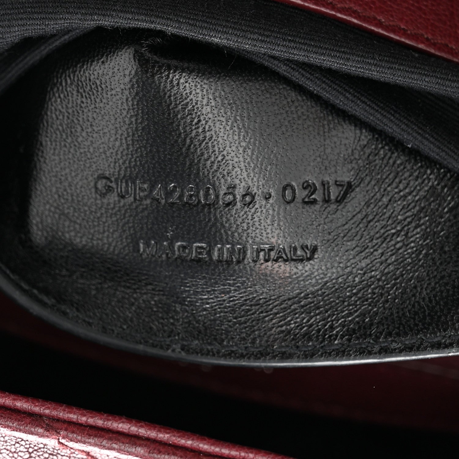 Saint Laurent Sheepskin Matelasse Chevron Medium College Bag Rouge Legion 7 of 10