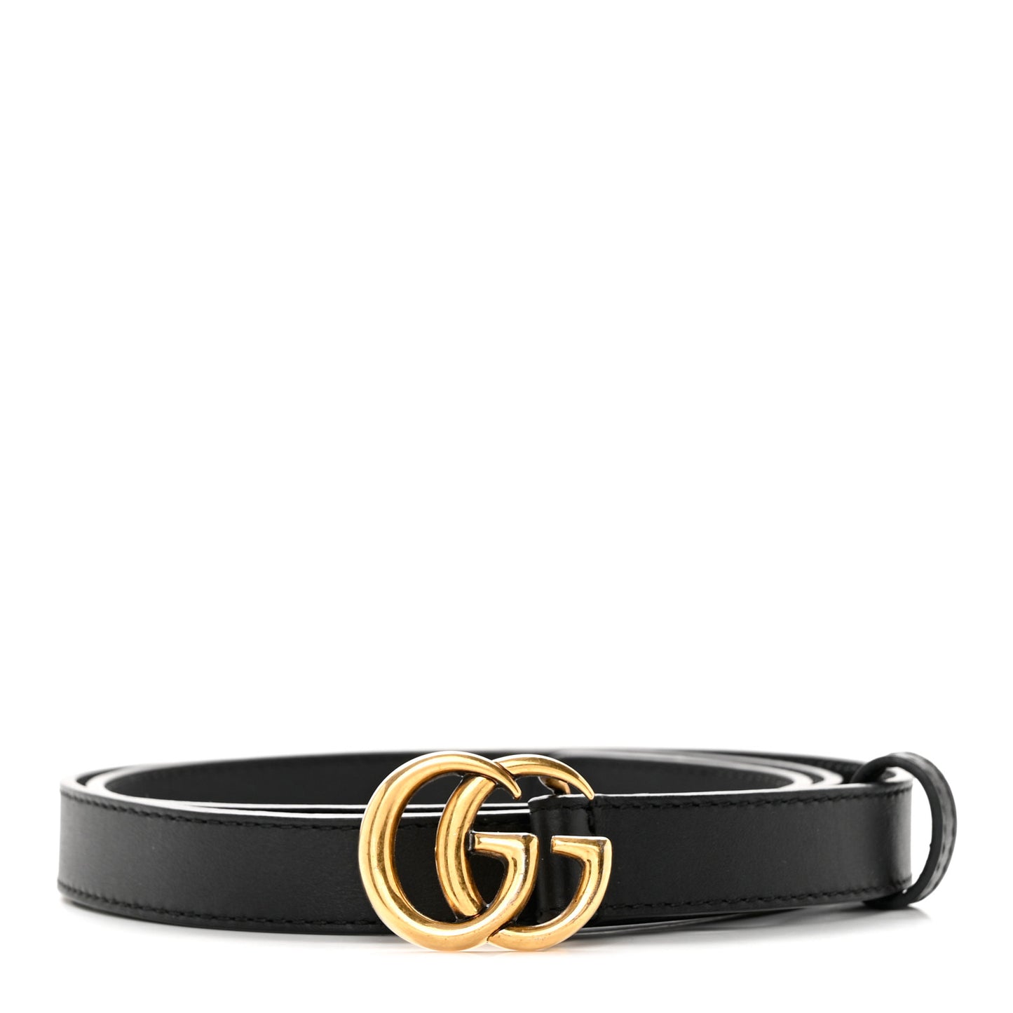 Calfskin Double G 20mm Belt 90 36 Black
