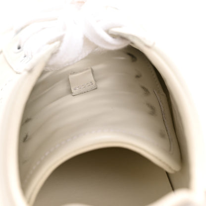 Gucci Calfskin Interlocking G Perforated Womens Ace Sneakers 36.5 White Grey Sky 10 of 11