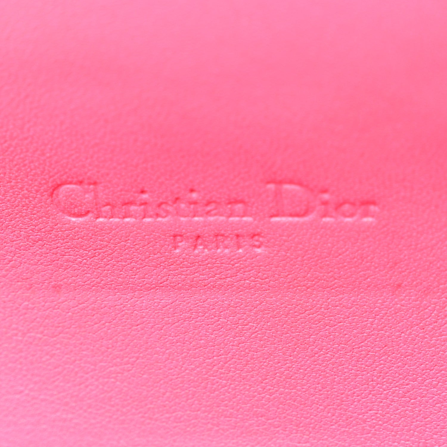 Christian Dior Patent Cannage Miss Dior Chain Wallet Fuchsia 6 of 12