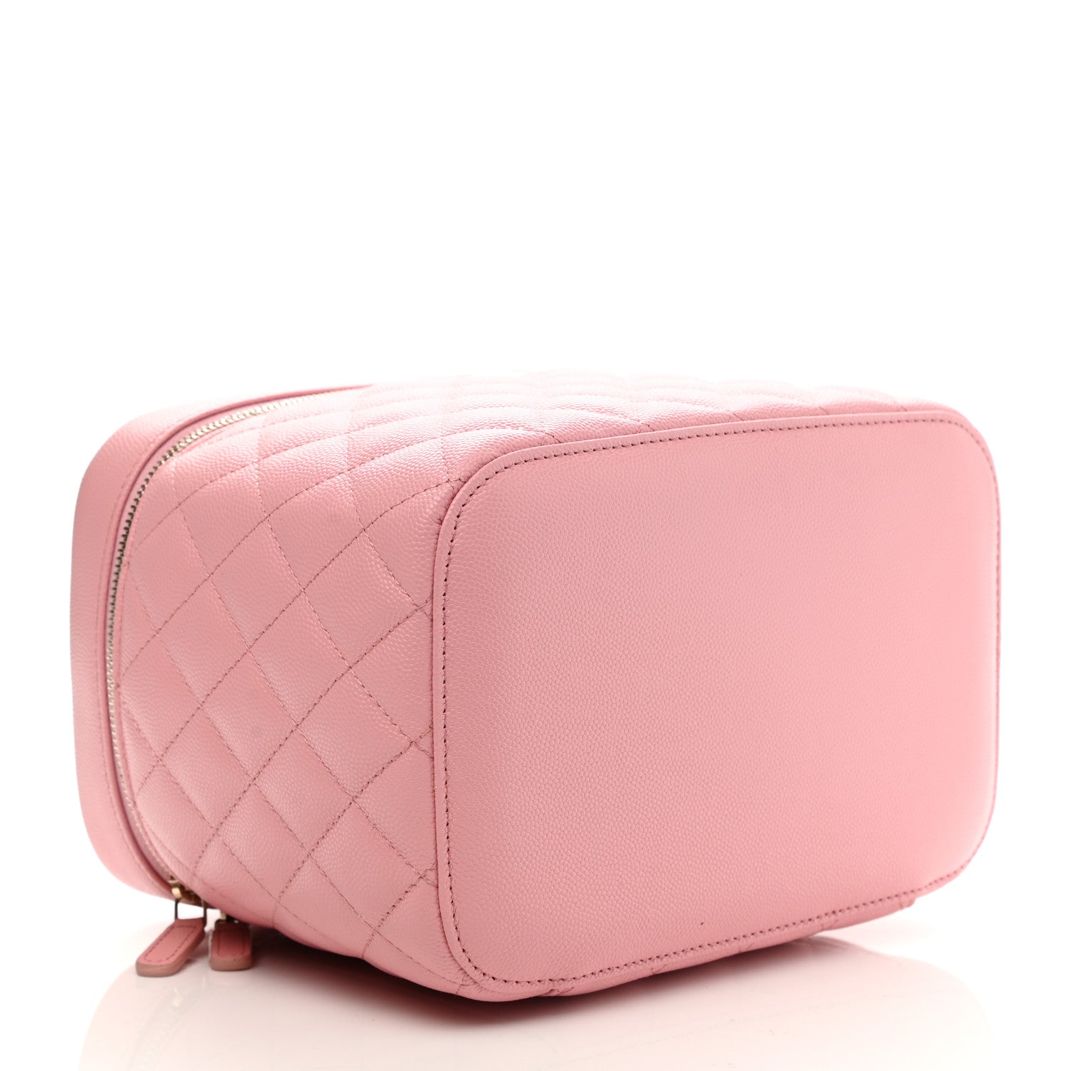 Chanel Caviar Quilted Large Vanity Pouch Pink 4 of 8