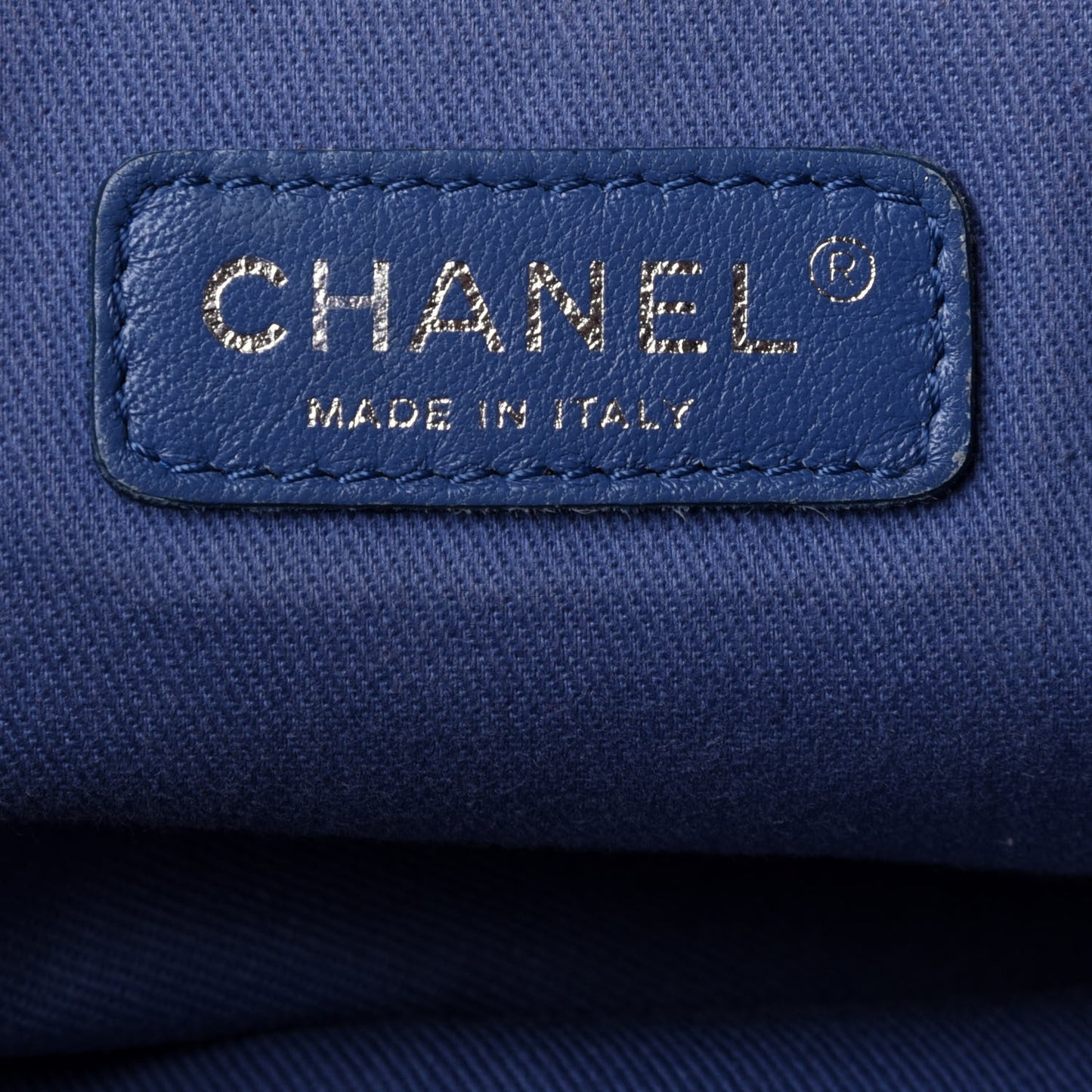 Canvas Medium Deauville Tote Dark Blue