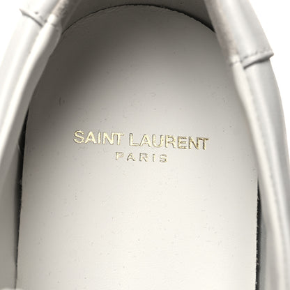 Saint Laurent Calfskin Andy Low Top Sneakers 46 Mystic White 8 of 8