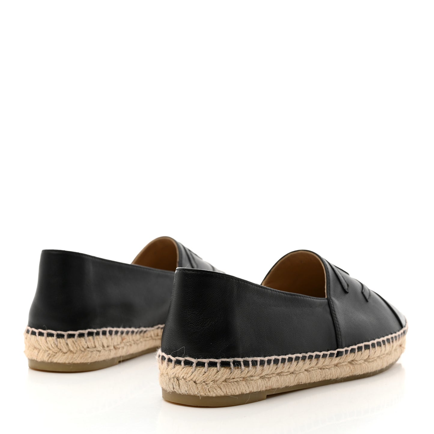 Lambskin CC Espadrilles 41 Black