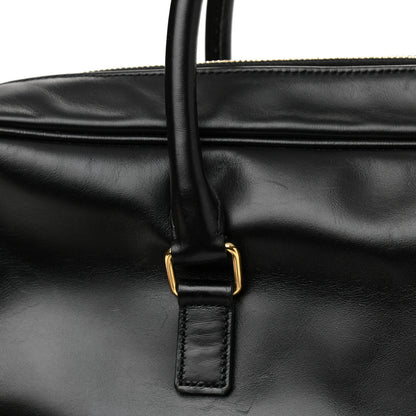 Saint Laurent Calfskin Small Classic Duffle Briefcase Black 11 of 13