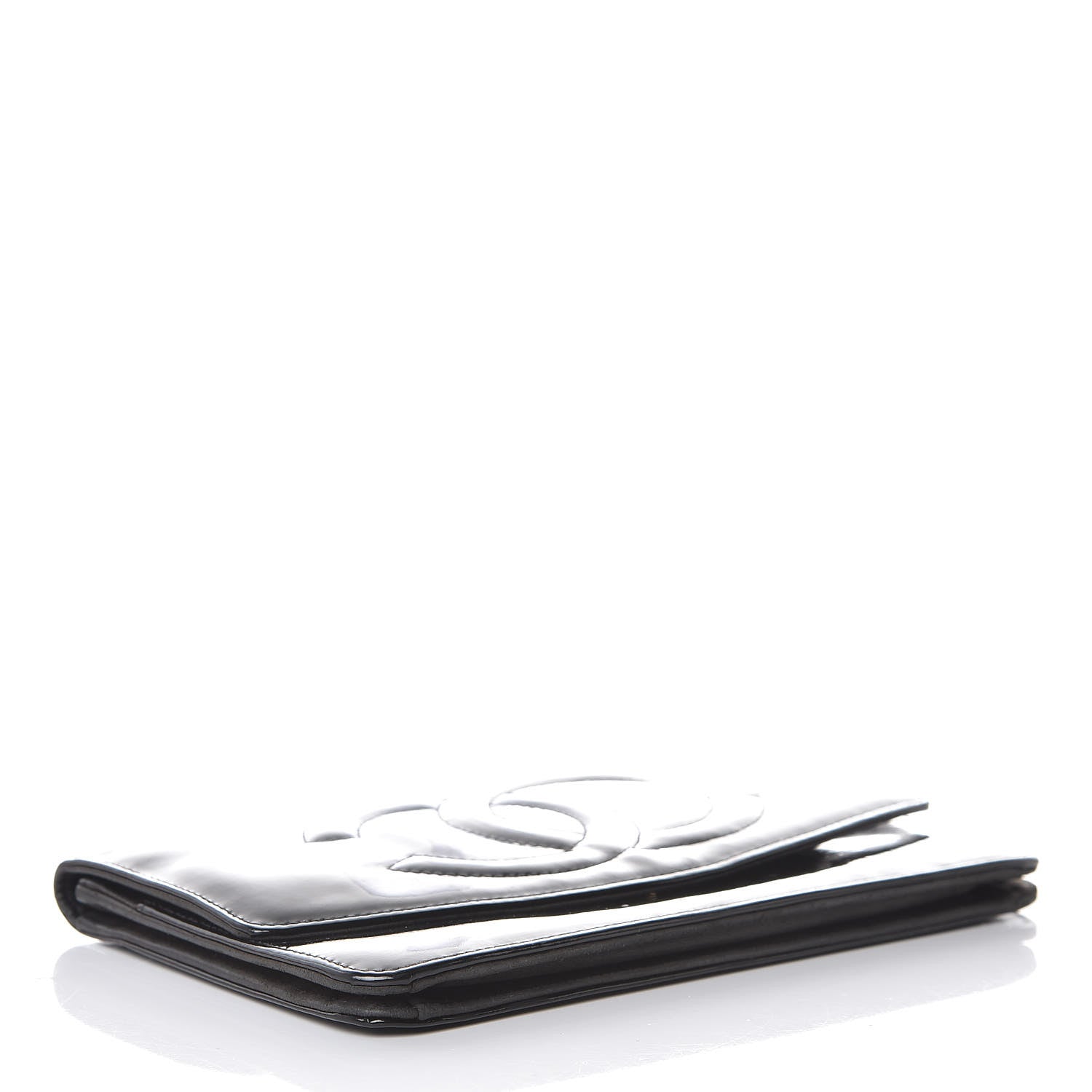 Chanel Patent CC Wallet Black 4 of 16