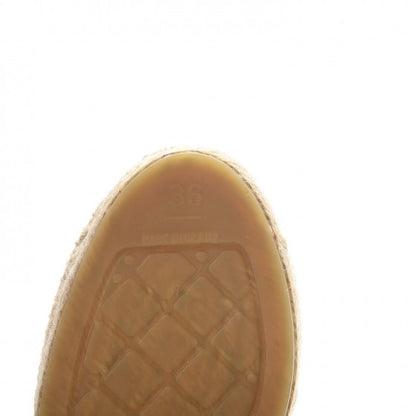 Chanel Lambskin Quilted CC Espadrilles 36 Beige 7 of 12