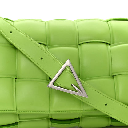 Bottega Veneta Nappa Maxi Intreccio Padded Cassette Crossbody Bag Acid Green 7 of 10