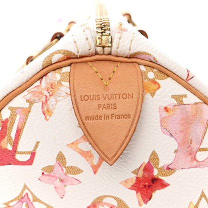 Louis Vuitton Watercolor Aquarelle Speedy 35 White 6 of 10