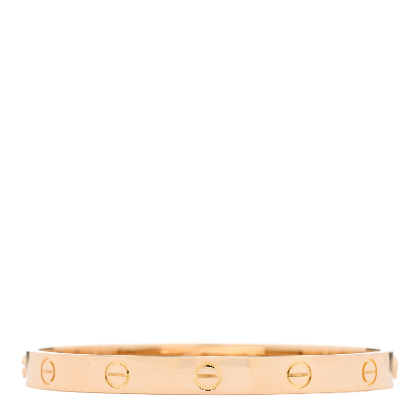 18K Pink Gold LOVE Bracelet 17