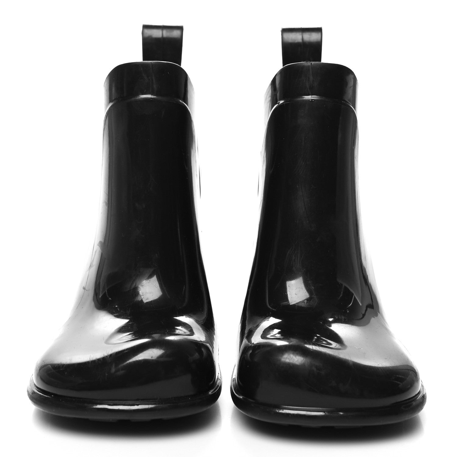 Bottega Veneta Rubber Shine Ankle Boots 37 Black 2 of 7