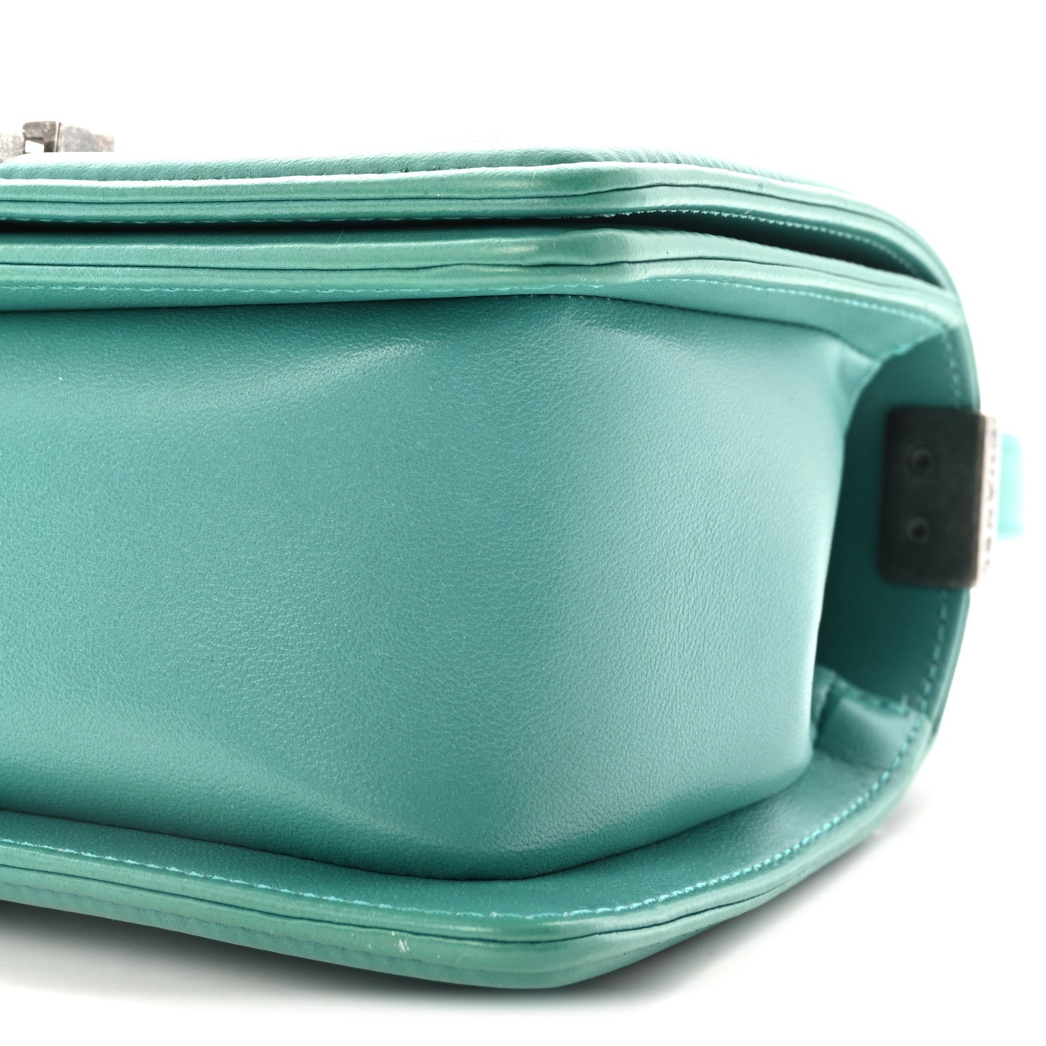 Chanel Galuchat Stingray Small Boy Flap Turquoise 10 of 10