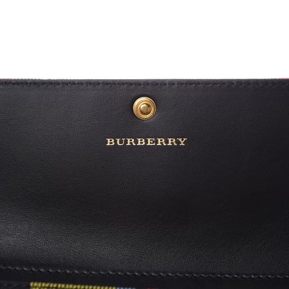 Burberry Canvas Tartan Mix Henley Wallet Red Multicolor 6 of 6
