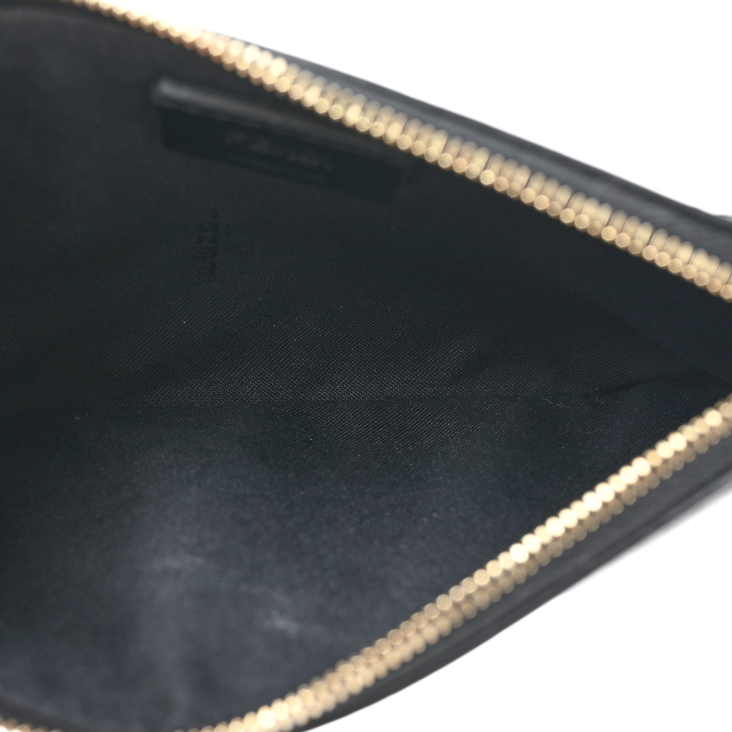 Fendi Vitello Century Opaco F is Fendi Bi-Color Triplette Pouch Set Black 5 of 15
