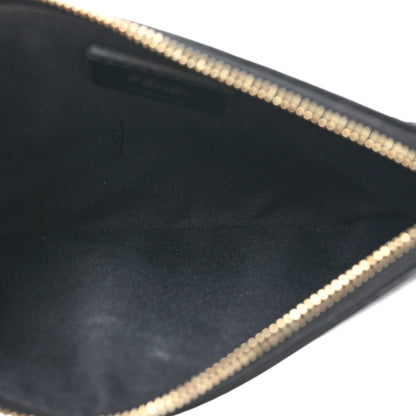 Fendi Vitello Century Opaco F is Fendi Bi-Color Triplette Pouch Set Black 5 of 15