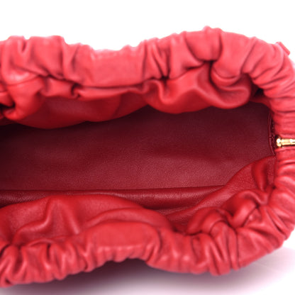 Mansur Gavriel Lambskin Mini Cloud Clutch Flamma 5 of 9