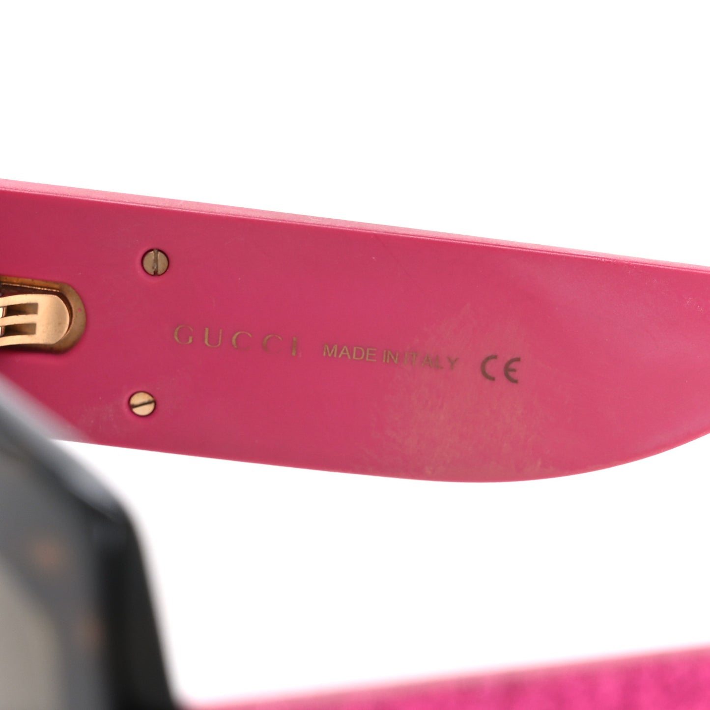 Square Frame GG0102S Sunglasses Glitter Pink Multi
