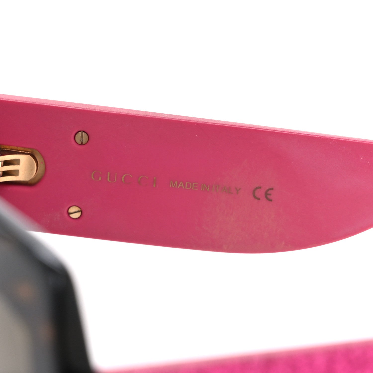 Gucci Square Frame GG0102S Sunglasses Glitter Pink Multi 5 of 8