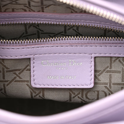 Christian Dior Lambskin Cannage Medium Lady Dior Purple 6 of 14