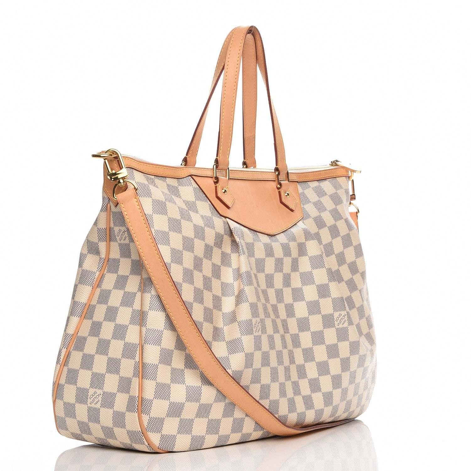 Louis Vuitton Damier Azur Siracusa GM 4 of 10