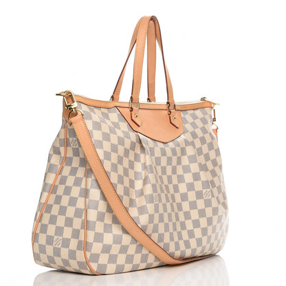 Louis Vuitton Damier Azur Siracusa GM 4 of 10