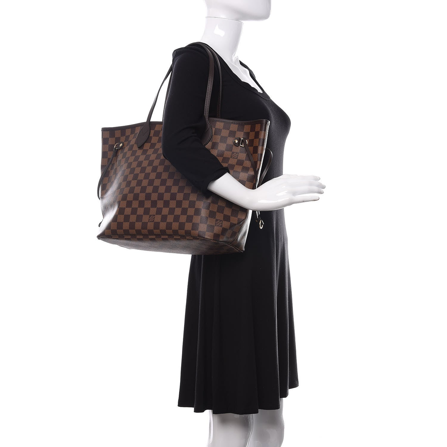 Louis Vuitton Damier Ebene Neo Neverfull MM 2 of 11