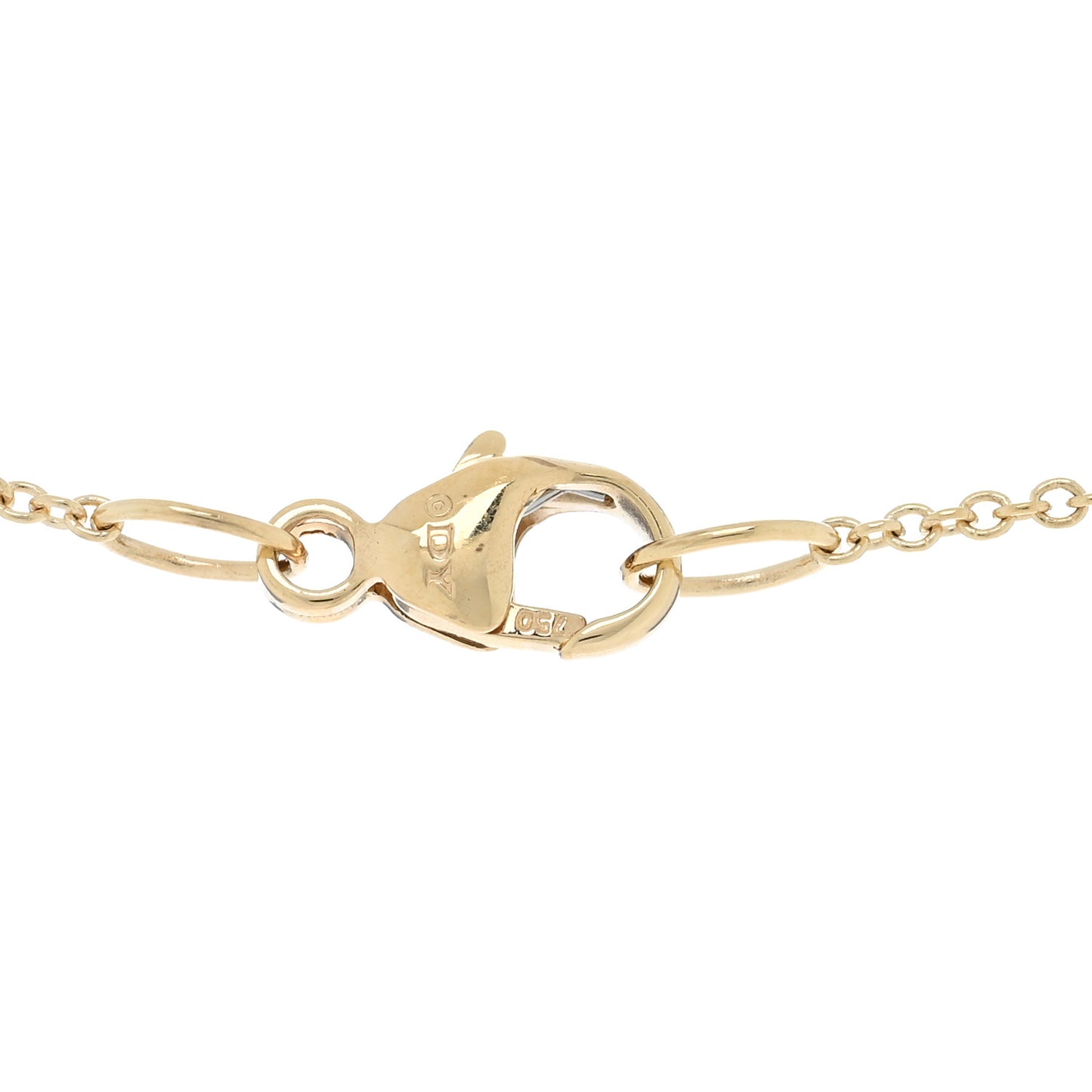 18K Yellow Gold Diamond Black Onyx Petite DY Elements Pendant Necklace