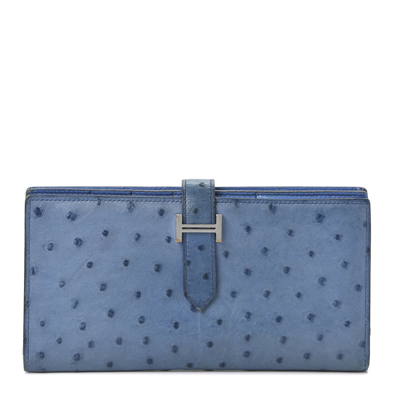 Hermes Ostrich Bearn Wallet 1 of 9