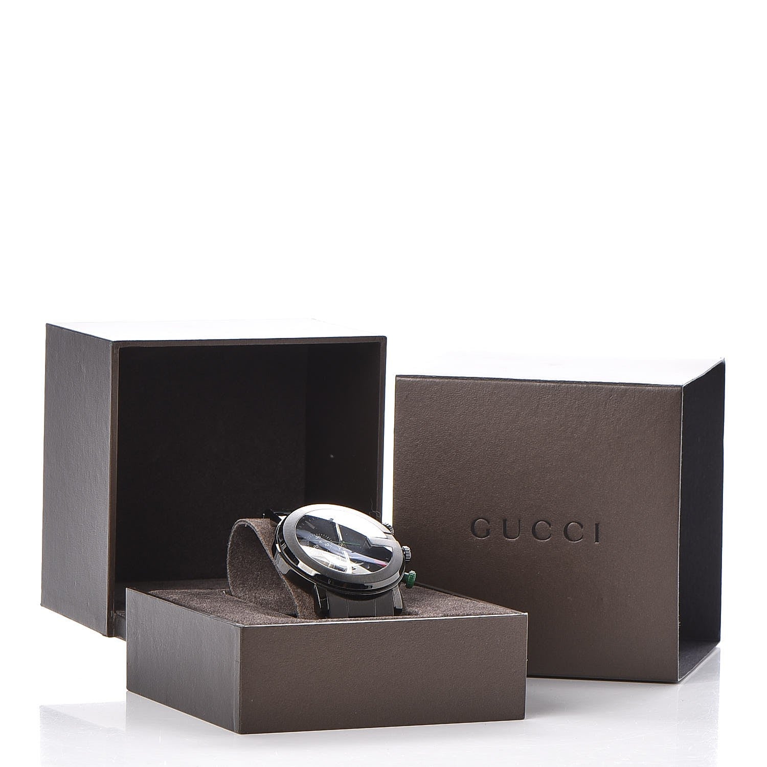 Gucci PVD Stainless Steel 44mm 101M G-Chrono Quartz Watch Black 10 of 10