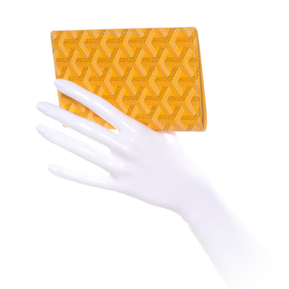 Goyard Goyardine Passport Wallet Yellow 2 of 6