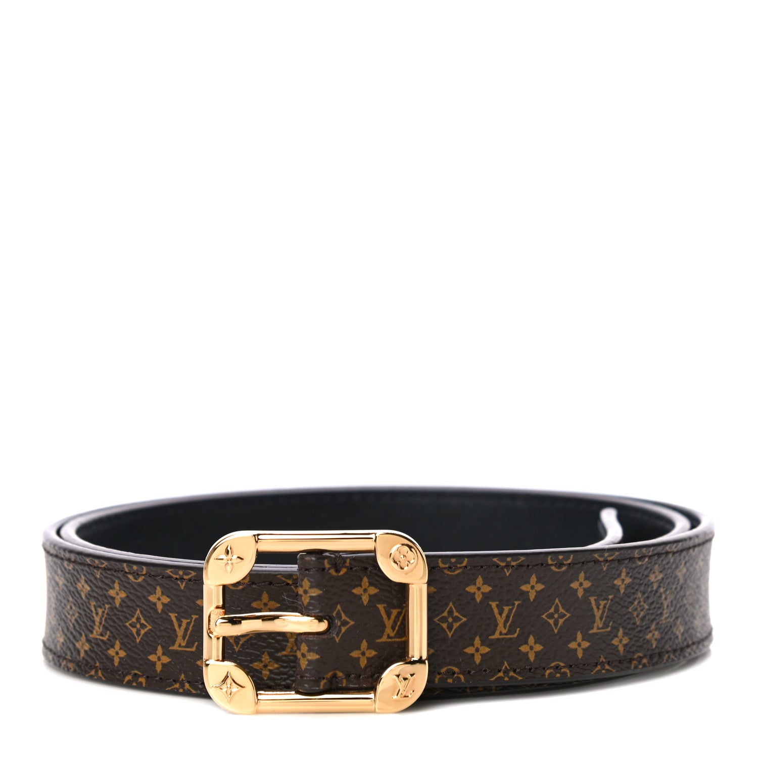 Louis Vuitton Monogram 25mm LV Malletier Belt 85 34 1 of 8