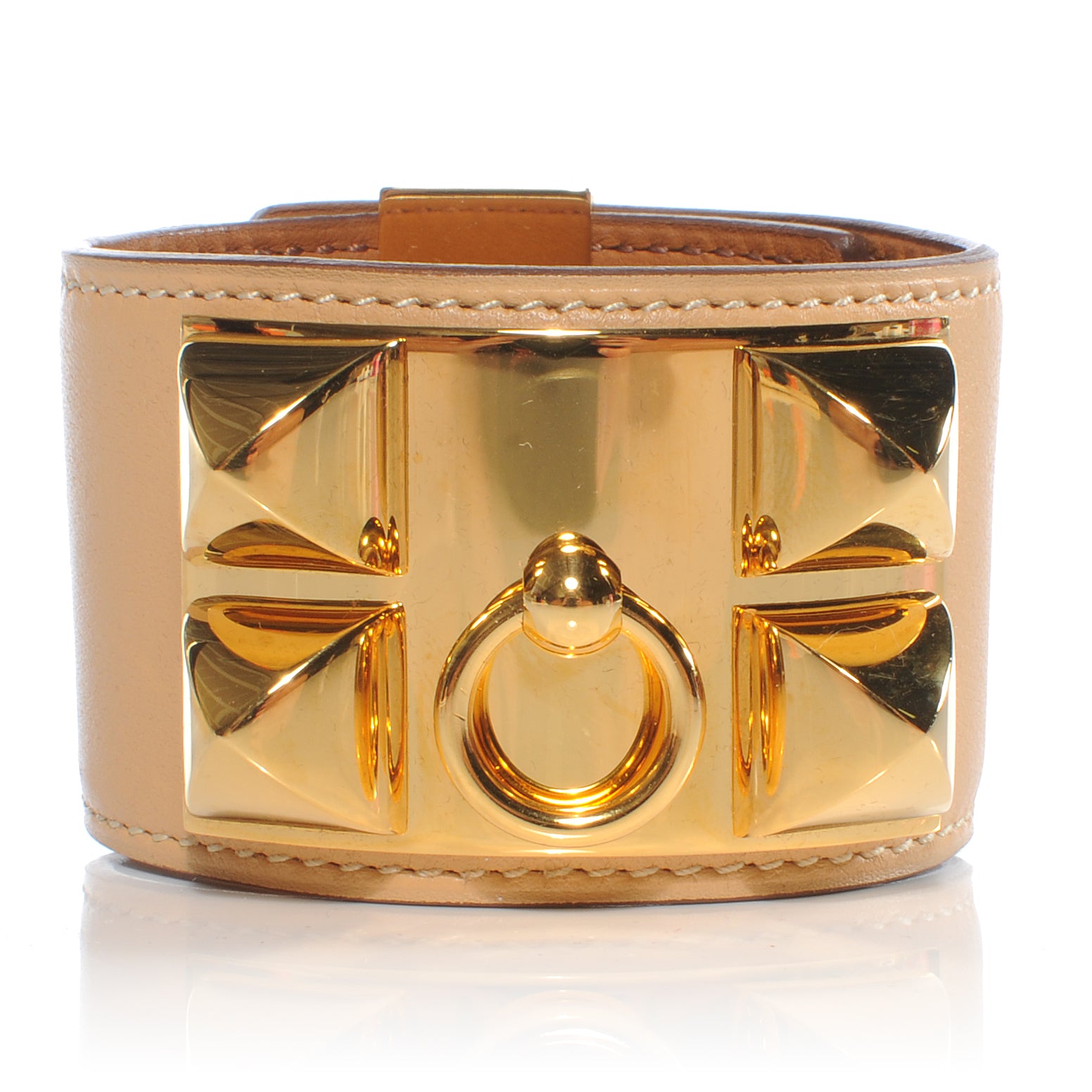 Hermes Swift Collier de Chien CDC Bracelet Sable 1 of 8