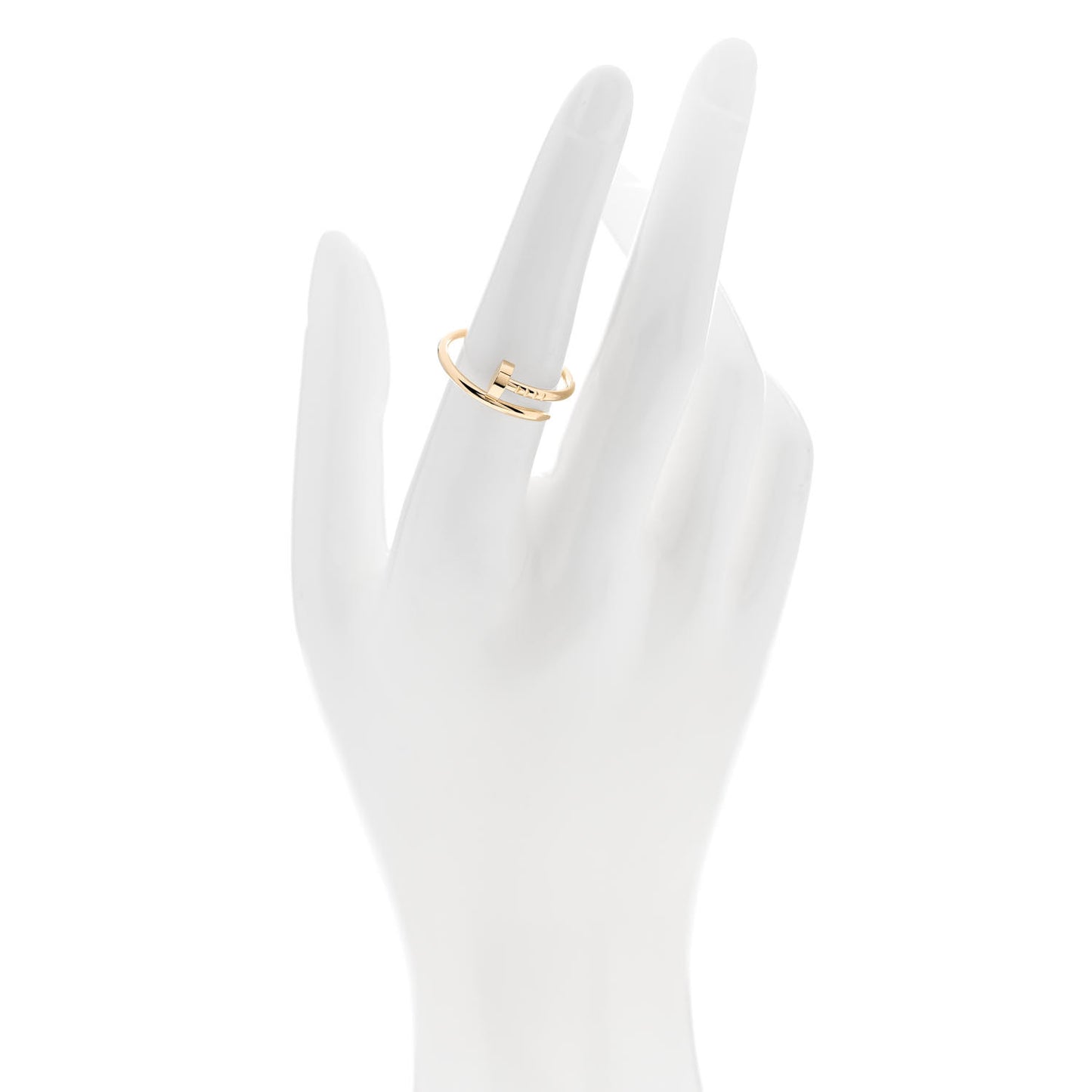 18K Yellow Gold Small Juste Un Clou Ring 54 6.75