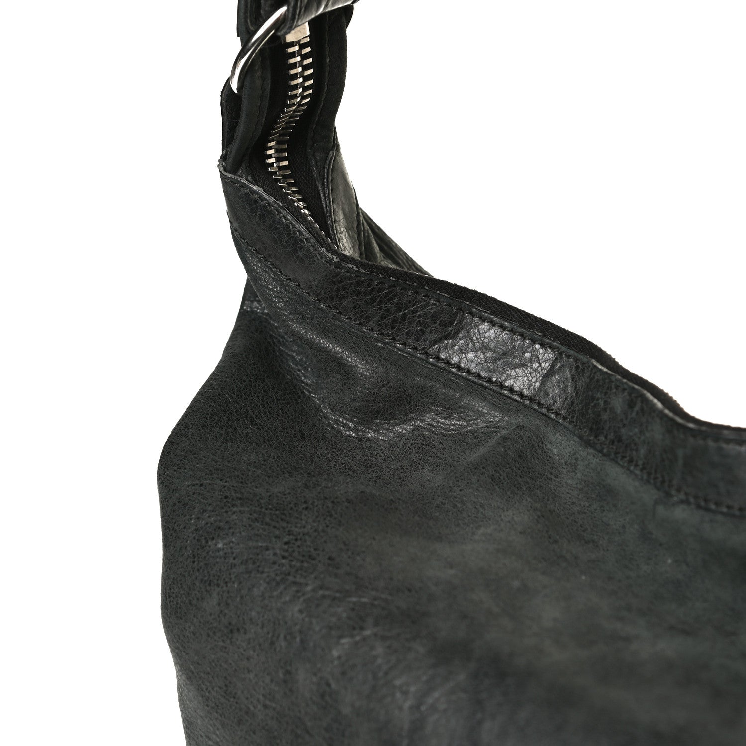 Balenciaga Chevre Giant 21 Silver Hardware Day Hobo Black 15 of 27