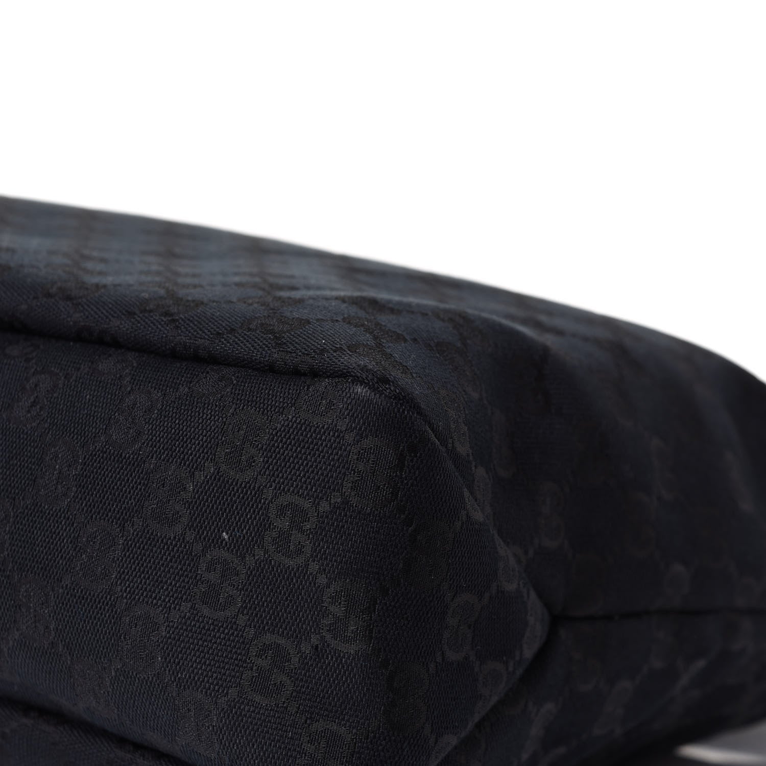 Gucci Monogram Medium Horsebit Chain Hobo Black 11 of 13