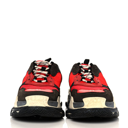 Balenciaga Fabric Mesh Mens Triple S Sneakers 41 Rouge Black 2 of 7