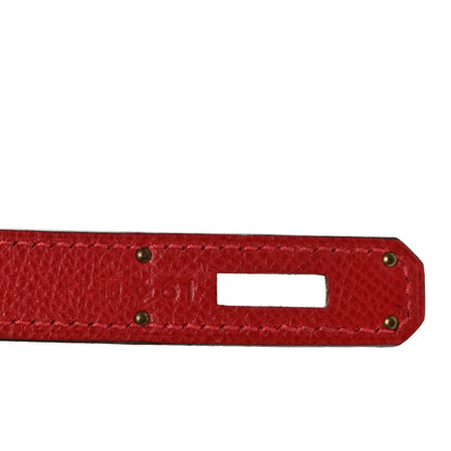 Hermes Epsom BIRKIN 30 Rouge Casaque 7 of 15