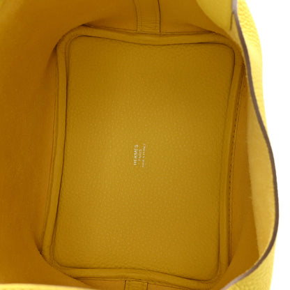 Hermes Taurillon Clemence Picotin Lock 18 PM Lime 4 of 12