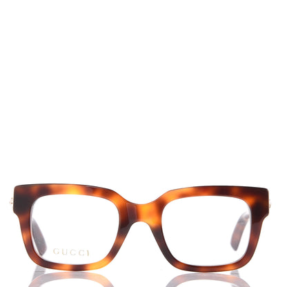 Gucci Rectangle Eye Glasses GG0210O Tortoise 3 of 7