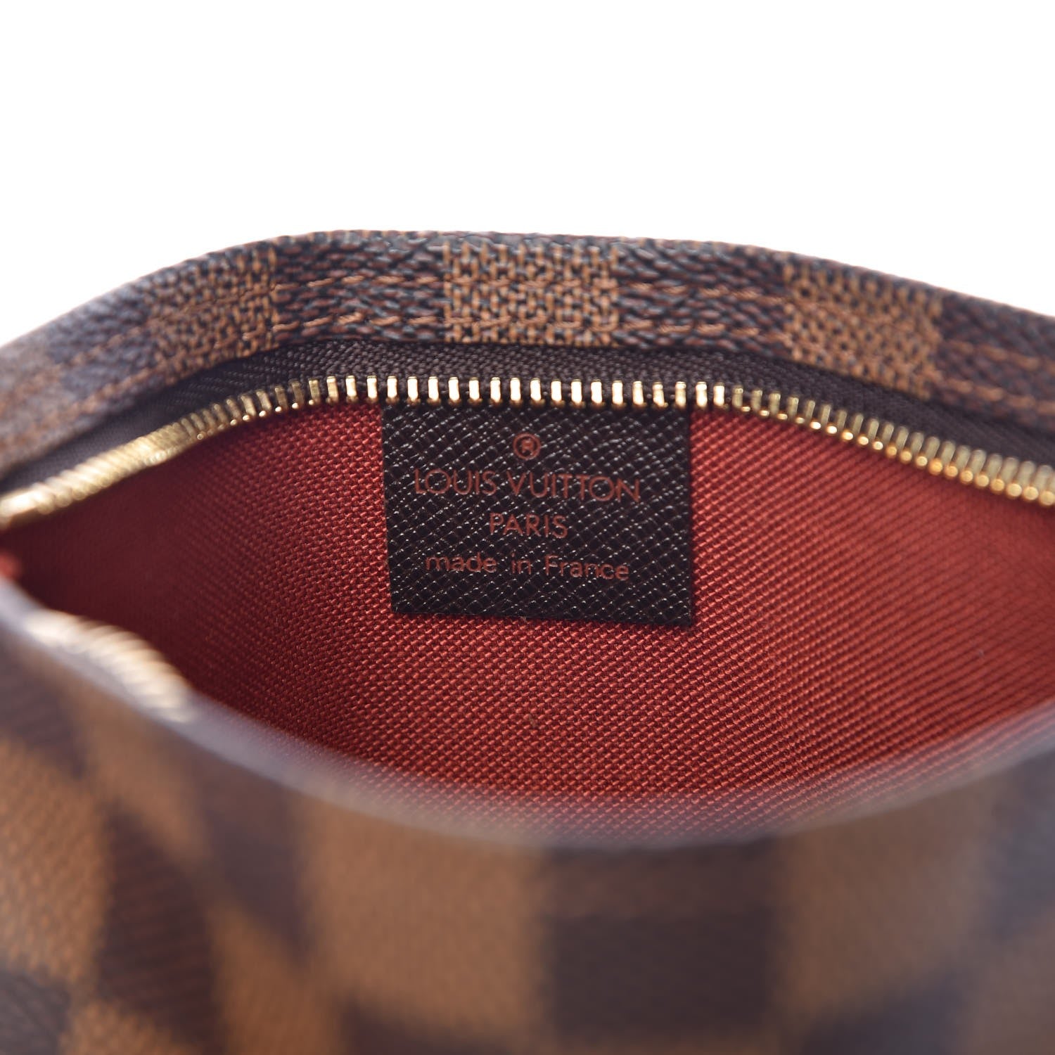 Louis Vuitton Damier Ebene Trousse Make Up Bag Pochette 6 of 7