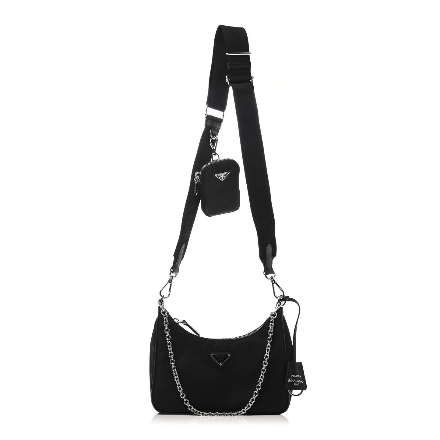 Nylon Re-Edition 2005 Shoulder Bag Black