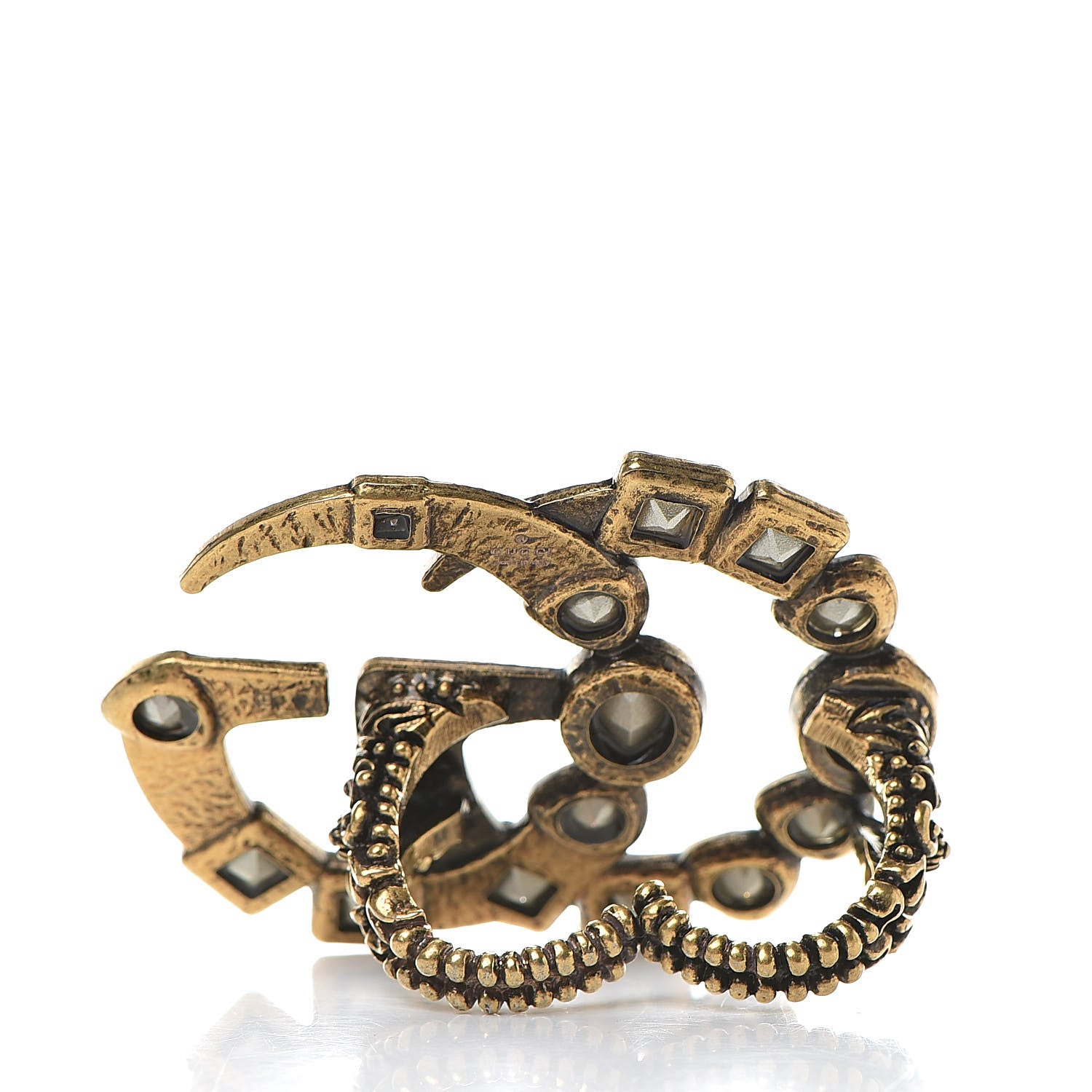 Gucci Crystal Double G Ring M Multicolor 3 of 4